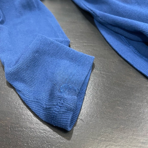 Free People Daniella Embroidered Blue Top Sz Medium - Picture 11 of 16